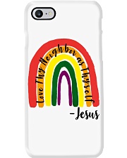 LGBT Pride Gift Love Thy Neightbor as Thyself Phone Case tile