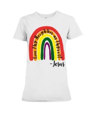 LGBT Pride Gift Love Thy Neightbor as Thyself Premium Fit Ladies Tee tile