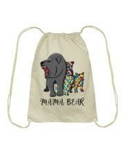 Autism Awareness Mama Bear Drawstring Bag tile