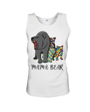 Autism Awareness Mama Bear Unisex Tank tile