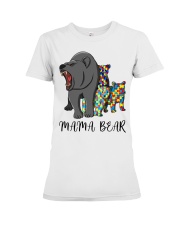 Autism Awareness Mama Bear Premium Fit Ladies Tee tile