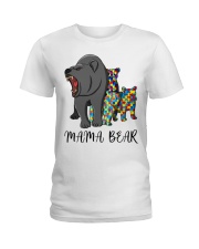 Autism Awareness Mama Bear Ladies T-Shirt tile