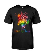 LGBT Pride Gift Love Is Love Classic T-Shirt front