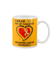 Childhood Cancer Awareness I Wear Gold For My Daughter Hope Love Fight Mug tile