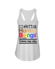 LGBT Pride Gift Human Beings Ladies Flowy Tank tile