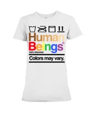 LGBT Pride Gift Human Beings Premium Fit Ladies Tee tile