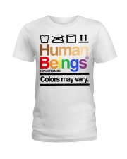 LGBT Pride Gift Human Beings Ladies T-Shirt tile
