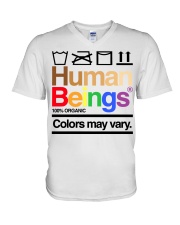 LGBT Pride Gift Human Beings V-Neck T-Shirt tile