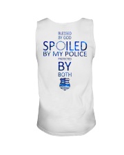 Blessed By God Spoiled By My Police Protected By Both USA Flag Unisex Tank tile