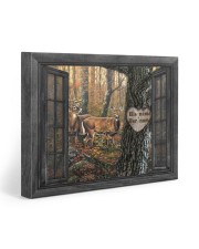 Family Gift Reindeer Out Side The Window Gallery Wrapped Canvas Prints tile