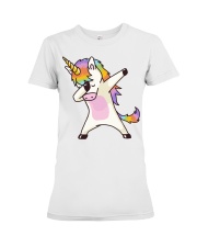 Gift For Animal Lover Unicorn Premium Fit Ladies Tee tile
