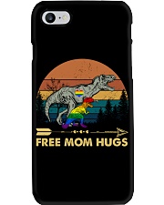 LGBT Pride Gift Dinosaur Mom Hugs Trex Phone Case tile