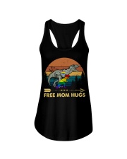 LGBT Pride Gift Dinosaur Mom Hugs Trex Ladies Flowy Tank tile