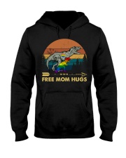 LGBT Pride Gift Dinosaur Mom Hugs Trex Hooded Sweatshirt tile