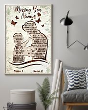 Memorial Gift Missing You Always Dad And Daughter 24x36 Poster lifestyle-poster-1