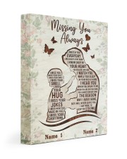 Memorial Gift Missing You Always Dad And Daughter Gallery Wrapped Canvas Prints tile