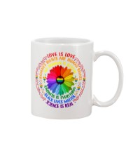 LGBT Pride Gift Sunflower Love Is Love Woman's Rights Mug tile