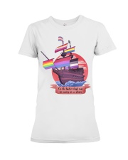 LGBT Pride Gift Ship On The Lawless High Seas Premium Fit Ladies Tee tile