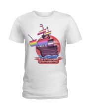 LGBT Pride Gift Ship On The Lawless High Seas Ladies T-Shirt tile