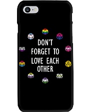 LGBT Pride Gift Don't Forget To Love Each Other Phone Case tile