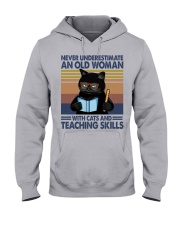 Cats And Teaching Skills Hooded Sweatshirt tile