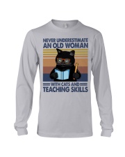 Cats And Teaching Skills Long Sleeve Tee tile