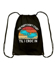 Crocs Gift The Party Don't Start 'Til I Croc In Drawstring Bag tile