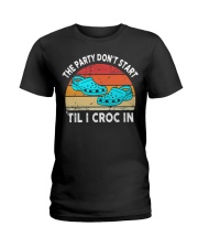 Crocs Gift The Party Don't Start 'Til I Croc In Ladies T-Shirt tile