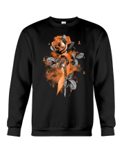 Multiple Sclerosis Rose Orange Ribbon Crewneck Sweatshirt tile