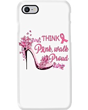 Breast Cancer Awareness High Heels Think Pink Walk Proud Phone Case tile