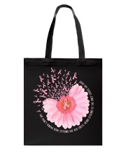 Breast Cancer Awareness Sunflower We Don't Know How Strong We Are Tote Bag tile