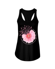 Breast Cancer Awareness Sunflower We Don't Know How Strong We Are Ladies Flowy Tank tile