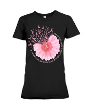 Breast Cancer Awareness Sunflower We Don't Know How Strong We Are Premium Fit Ladies Tee tile