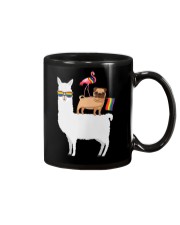 LGBT Pride Gift Sheep Dog And Flamingo Mug tile