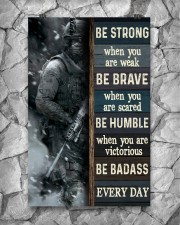 Be Strong When Weak Be Brave When Scared Veteran 11x17 Poster aos-poster-portrait-11x17-lifestyle-13