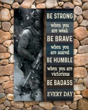 Be Strong When Weak Be Brave When Scared Veteran 11x17 Poster aos-poster-portrait-11x17-lifestyle-15