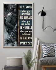 Be Strong When Weak Be Brave When Scared Veteran 11x17 Poster lifestyle-poster-1