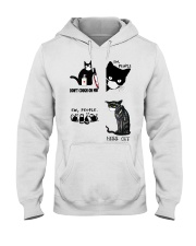 Cat Lover Black Cats Don't Cough On Me Ew People Hiss Off Hooded Sweatshirt tile
