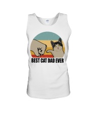 Gift For Cat Lover Best Cat Dad Ever Domestic Shorthair Cat Unisex Tank tile