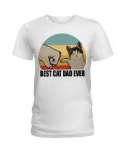 Gift For Cat Lover Best Cat Dad Ever Domestic Shorthair Cat Ladies T-Shirt tile