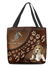 Gift For Dog Lover Never Walk Alone Beagles All-over Tote front