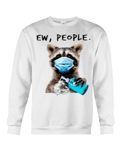 Gift For Raccoon Lover Washing Hand Ew People Crewneck Sweatshirt tile