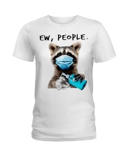 Gift For Raccoon Lover Washing Hand Ew People Ladies T-Shirt tile