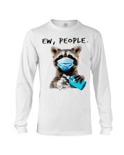 Gift For Raccoon Lover Washing Hand Ew People Long Sleeve Tee tile