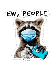 Gift For Raccoon Lover Washing Hand Ew People Sticker tile