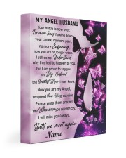 Family Gift My Angel Husband I Will Miss Your Battle Is Now Over Butterfly Gallery Wrapped Canvas Prints tile