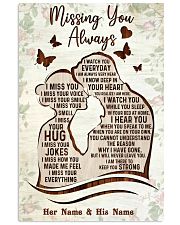 Memorial Gift Missing You Always Husband And Wife 11x17 Poster front