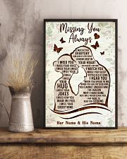 Memorial Gift Missing You Always Husband And Wife 11x17 Poster lifestyle-poster-3