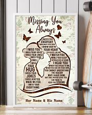 Memorial Gift Missing You Always Husband And Wife 11x17 Poster lifestyle-poster-4