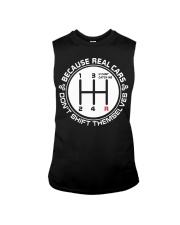 Racing Lover Because Real Cars Don't Shift Themselves Sleeveless Tee tile